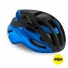 MET Rivale Mips – Cykelhjelm – Matsort/Blå – Str. 56-58 Cm