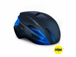 MET Manta Mips – Aero Cykelhjelm – Blue Metallic/Mat – Str. 58-61 Cm