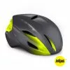 MET Manta Mips – Aero Cykelhjelm – Mat Grå/Gul – Str. 58-61 Cm -Mountainbike Butik 3HM133CE00SNG1 A default