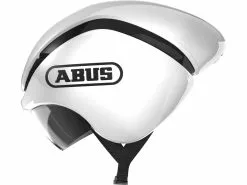 Abus GameChanger TT – Aero Cykelhjelm – Shiny White – Str. M