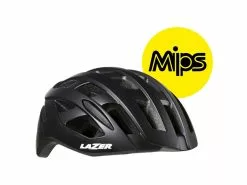 Lazer Tonic MIPS – Cykelhjelm Road – Str. 55-59 Cm – Mat Sort