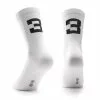 Assos Poker – Cykelstrømper No.3 – Hvid – Str. II -Mountainbike Butik p13.60.708.57.3 default