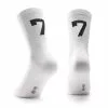 Assos Poker – Cykelstrømper No.7 – Hvid – Str. II -Mountainbike Butik p13.60.712.57.7 default